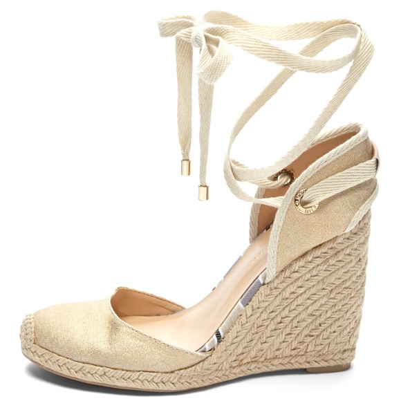 tommy hilfiger espadrilles gold